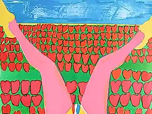 Jan Cremer - Kleuren litho: Miss tulip - 1973 kopen? Bied vanaf 399!