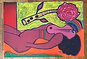 Corneille - Grote lithografie De Roos van Carmel 2009 kopen? Bied vanaf 1050!