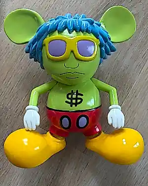 Keith Haring - Limited Edition Andy Mouse Green Figure by 360 Toy Group kopen? Bied vanaf 300!