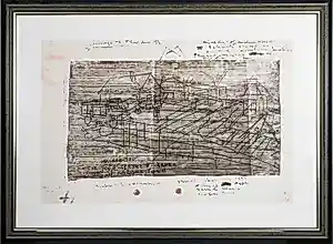 Anton Heyboer - Droge naald ets, Zonder titel - Ingelijst (Groot en fraai ingelijst!) kopen? Bied vanaf 300!