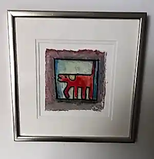 Hans Innemee - 'Looking Left' (mooi gelijst) kopen? Bied vanaf 135!