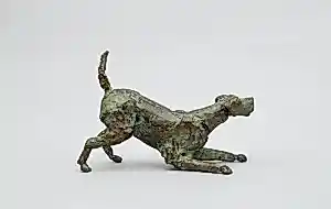 Jan Desmarets - brons: hond kopen? Bied vanaf 1995!