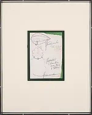 Panamarenko - Gesigneerd Art Card "Papaver" - 2004 - in Swiss hand-made case kopen? Bied vanaf 580!