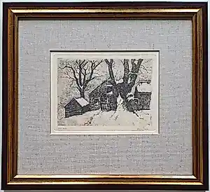 Anton Pieck - ingelijste gesigneerde ets kopen? Bied vanaf 199!