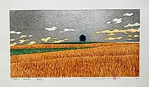 Hajime Namiki - "Hill - 1 Wheat" verkocht voor € 190!