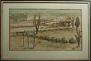 Aart Kemink - Ingelijste aquarel , Landschap in Canada – 1975 – Lijst, 44 x 66 cm kopen? Bied vanaf 80!