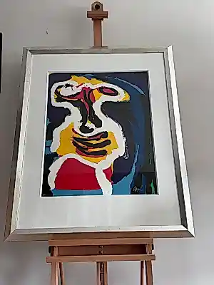 Karel Appel - Head against the blue sky kopen? Bied vanaf 725!