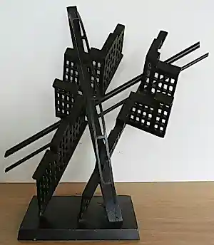 Jeroen Henneman - Bronzen beeld: de stad - 1989 kopen? Bied vanaf 1295!