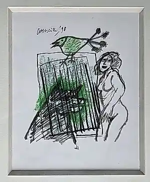 Corneille - Abstracte cobra compositie kopen? Bied vanaf 1850!