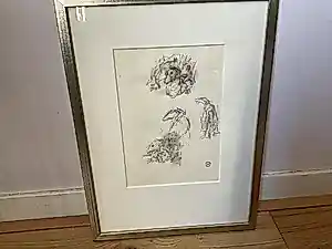 Peter Vos - Pentekening kopen? Bied vanaf 200!
