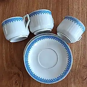 Konigszelt - 3 antieke kop en schotels in perfecte staat 1920-1930 kopen? Bied vanaf 20!