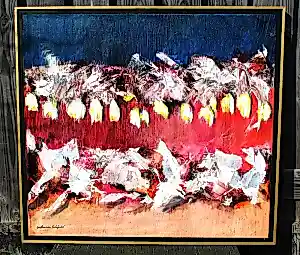 Willem van Scheijndel - Ingelijste acryl op doek: Japan kopen? Bied vanaf 999!