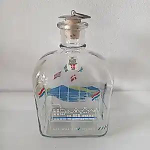 Holmegaard - Bijzondere glazen fles, uitgevoerd voor Het Waaigat Wonen uit Vlaardingen. kopen? Bied vanaf 20!