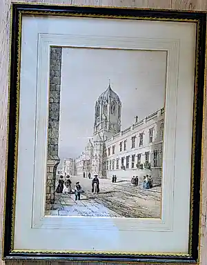 William Alfred Delamotte - West front of Christchurch with Tom Gate and tower kopen? Bied vanaf 50!