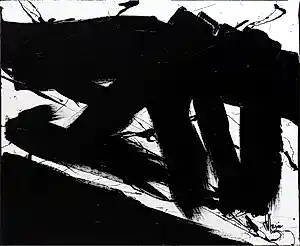 Jean-Jacques Marie - Composition abstraite en noir et blanc kopen? Bied vanaf 90!