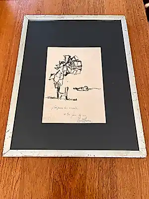 Roel D'Haese - Prachtig origineel werk - "J'ai peur des souris" - 1958 - Gesigneerd kopen? Bied vanaf 145!