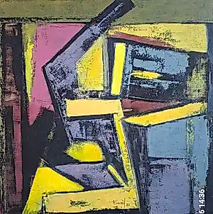 Frédérique Manley - Jaune et Bleu N°3 kopen? Bied vanaf 86!