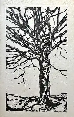 Arnold Pijpers - Boom - 1922 (opgenomen in de grafiekcollectie van het Rijksmuseum) kopen? Bied vanaf 125!