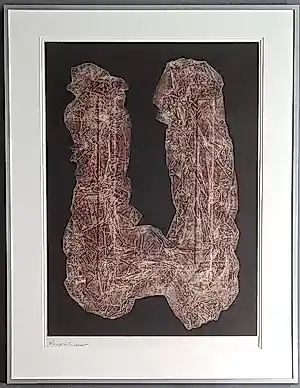 Harry van Kuyk - unieke ingelijste gesigneerde reliëf- en vierkleurenhoogdruk kopen? Bied vanaf 499!