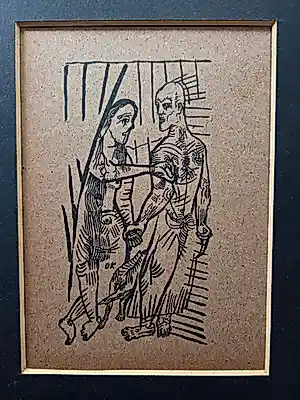 Oskar Kokoschka - Figuren. Man en vrouw. kopen? Bied vanaf 59!