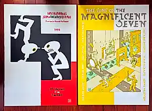 Joost Swarte - — XL VINTAGE POSTER DUO SET (1990 & 1998) kopen? Bied vanaf 79!