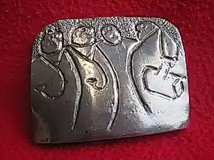 Margriet van Berkom - Tinnen sculptuur voor VOHA kopen? Bied vanaf 20!