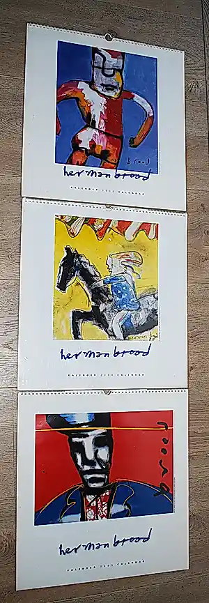 Herman Brood - 3 grote en complete kalenders kopen? Bied vanaf 60!