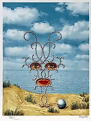 Rene Magritte - (naar) Sheherazade (1950), Lithografie, 60x45 cm kopen? Bied vanaf 435!