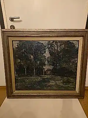 Victor Thonet - Victor Thonet (1885–1952) – Monumentaal landschap "Het verfallene Kasteel" (1... kopen? Bied vanaf 250!