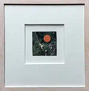 Reinier Lucassen - collage ‘Sunday morning’ - 2000 - ingelijst. kopen? Bied vanaf 295!