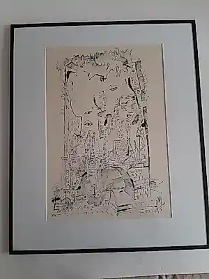 Jan Voets - Inkttekening, zonder titel kopen? Bied vanaf 35!