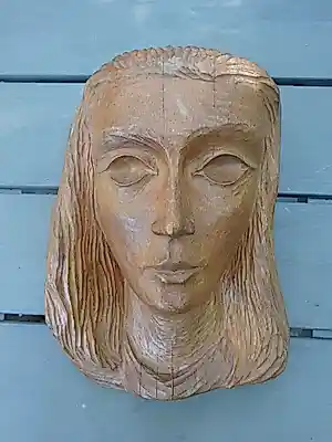 Bertus Hijlkema - Wandportret in hout kopen? Bied vanaf 75!