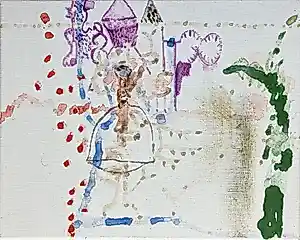Paul Louis van den Bergh - "Luchtkasteel" - Acryl op linnen - Gesigneerd kopen? Bied vanaf 150!
