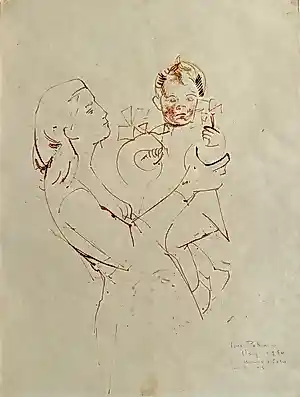 Ione Robinson - 'Hermine & Coen' - Originele tekening (Italië, 1960) kopen? Bied vanaf 75!