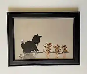 Henk Poeder - Kitten ontmoet muisjes verkocht voor € 84!