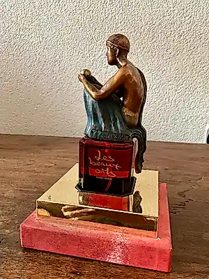 Patrizia Guerresi - Bronzen Sculptuur, titel Paris, op parfumfles E&C gesigneerd en met certificaat kopen? Bied vanaf 125!