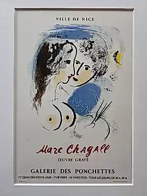 Marc Chagall - Nice. Schilder en model. Naakt. kopen? Bied vanaf 139!