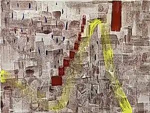 Paul Louis van den Bergh - "Woeg" - Acryl op canvas - Gesigneerd kopen? Bied vanaf 400!