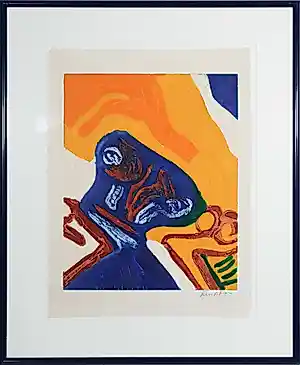 Bengt Lindstrom - Carborundum, Zonder titel - Ingelijst kopen? Bied vanaf 275!