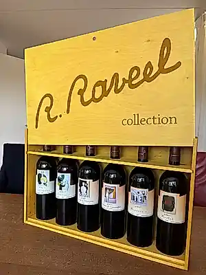 Roger Raveel - Wijnkist - Eerste originele wijnuitgave - 1999 - Etiketten door Roger Raveel kopen? Bied vanaf 60!