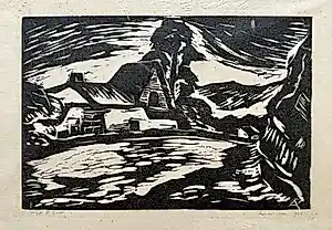 Arnold Pijpers - Wegje bij Givet - 1928 (opgenomen in de grafiekcollectie van het Rijksmuseum) kopen? Bied vanaf 50!