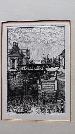 Frans Room - De sluizen te Zaandam kopen? Bied vanaf 25!