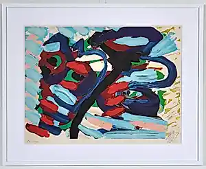 Karel Appel - Loving Heads - litho - Gesigneerd - 1980 kopen? Bied vanaf 680!