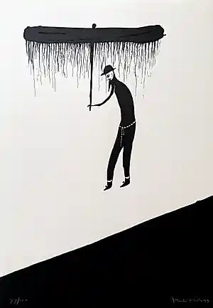 Henk Visch - handgesigneerde zeefdruk | 'Zonder titel' | 1999 kopen? Bied vanaf 100!