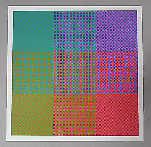 Sanford Wurmfeld - Ohne Titel - Op Art Siebdruck Edition Domberger 1974 kopen? Bied vanaf 80!