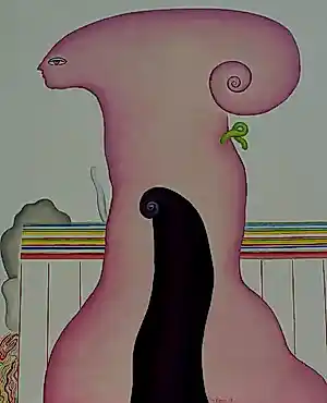 Jörg Remé - Olieverf op doek - 1969(groot!) kopen? Bied vanaf 695!