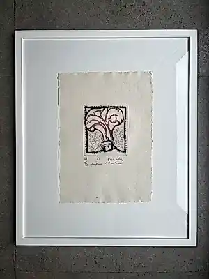 Pierre Alechinsky - Chapeau d'écriture - 1987 kopen? Bied vanaf 785!