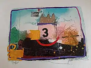 Theo Koster - Zeefdruk, collage 3 kopen? Bied vanaf 35!