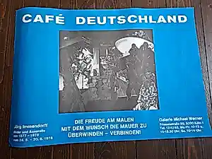 Jörg Immendorff - cafe deutschland kopen? Bied vanaf 20!