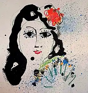 Kees Salentijn - tekening dame - 2017 kopen? Bied vanaf 49!